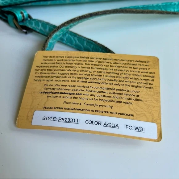 Patricia Nash Laureana Leather Kiss-lock Hand/Crossbody Bag With Chain P823311 - Picture 3 of 16